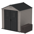 DuraMax 7ft x 7ft StoreMax Plus Vinyl Shed with Molded Floor 30325