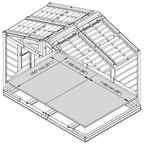 Duramax 8ft x 5.5ft Duramate Vinyl Shed with Foundation 00184