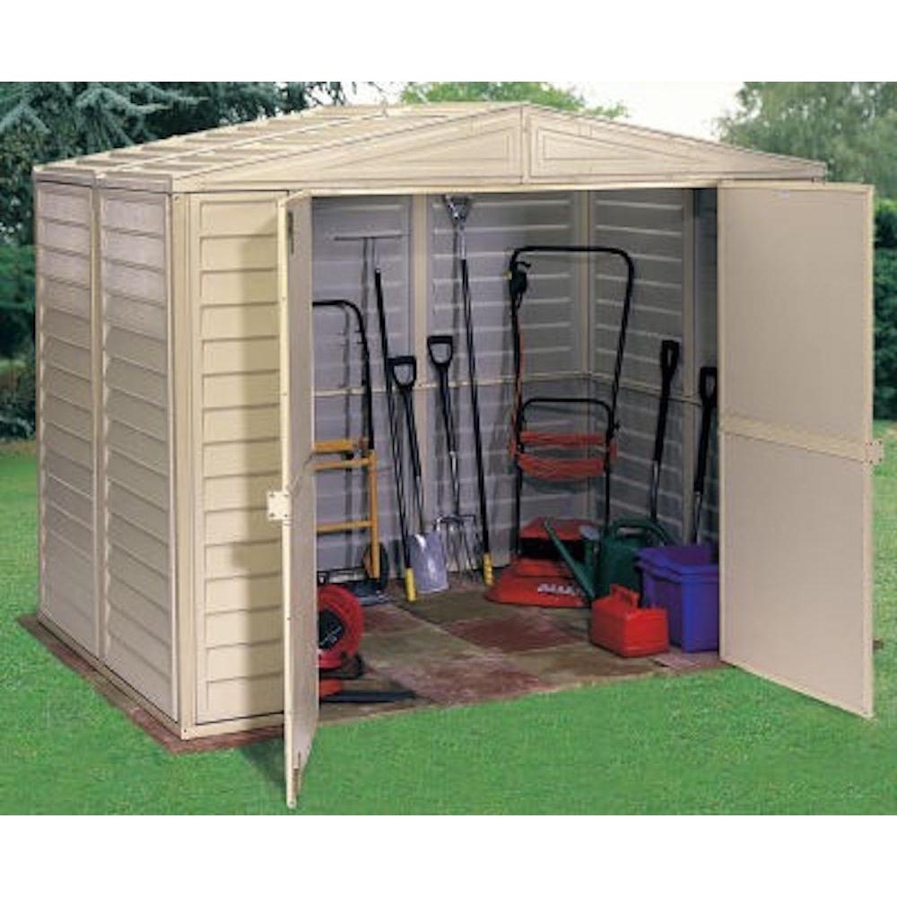 Duramax 8ft x 5.5ft Duramate Vinyl Shed with Foundation 00184