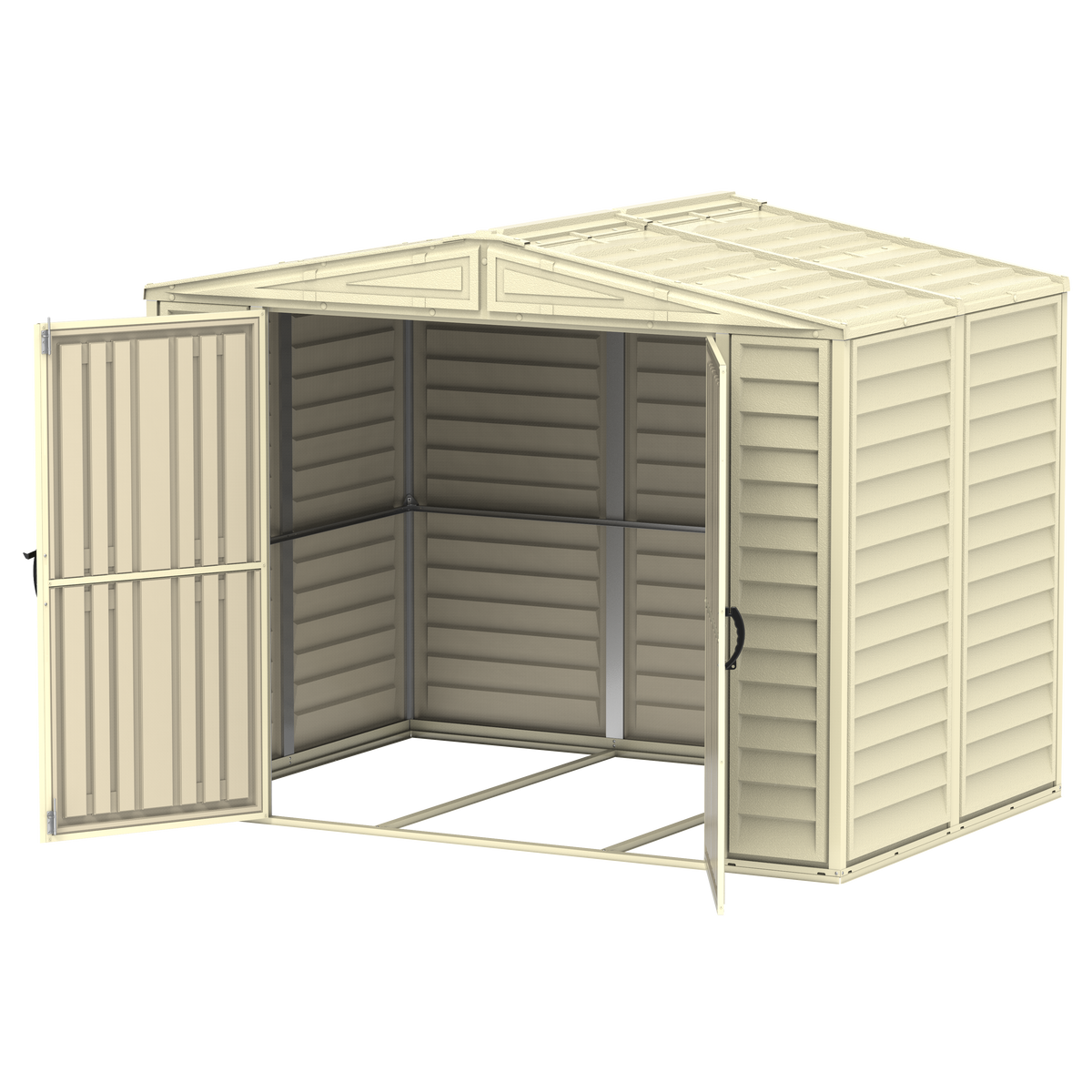 Duramax 8ft x 5.5ft Duramate Vinyl Shed with Foundation 00184
