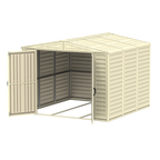 Duramax 8ft x 8ft Duramate Vinyl Shed with Foundation Kit 00384