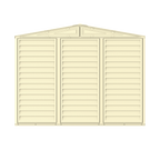 Duramax 8ft x 8ft Duramate Vinyl Shed with Foundation Kit 00384