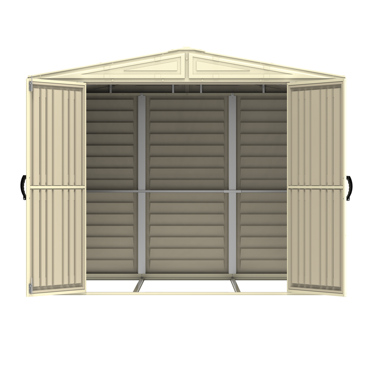 Duramax 8ft x 8ft Duramate Vinyl Shed with Foundation Kit 00384