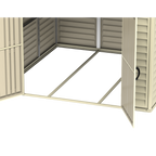 Duramax 8ft x 8ft Duramate Vinyl Shed with Foundation Kit 00384
