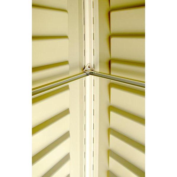 DuraMax 8ft x 8ft DuraPlus Vinyl Shed Kit with Foundation and window