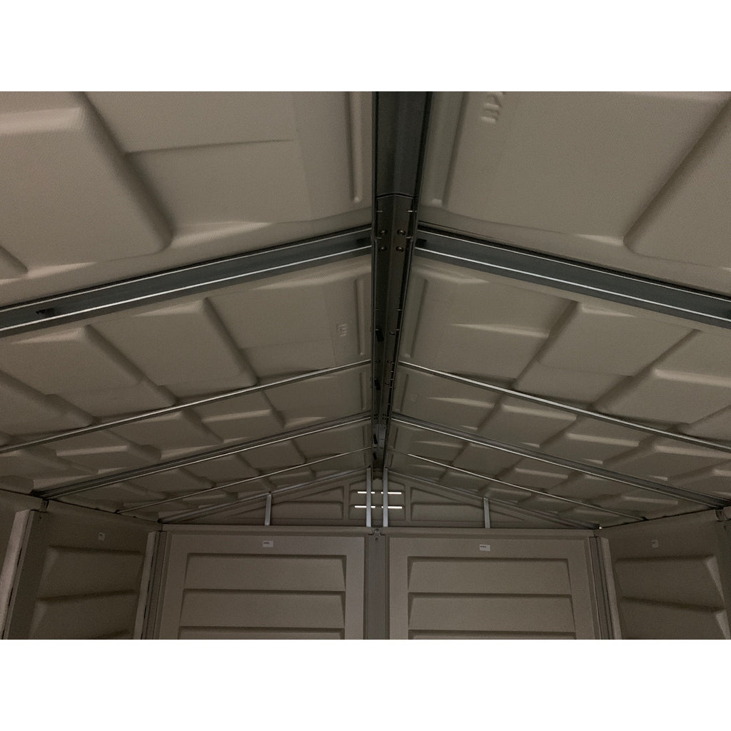 DuraMax Plus 6ft x6ft Storemate Vinyl Shed with Molded Floor 30425