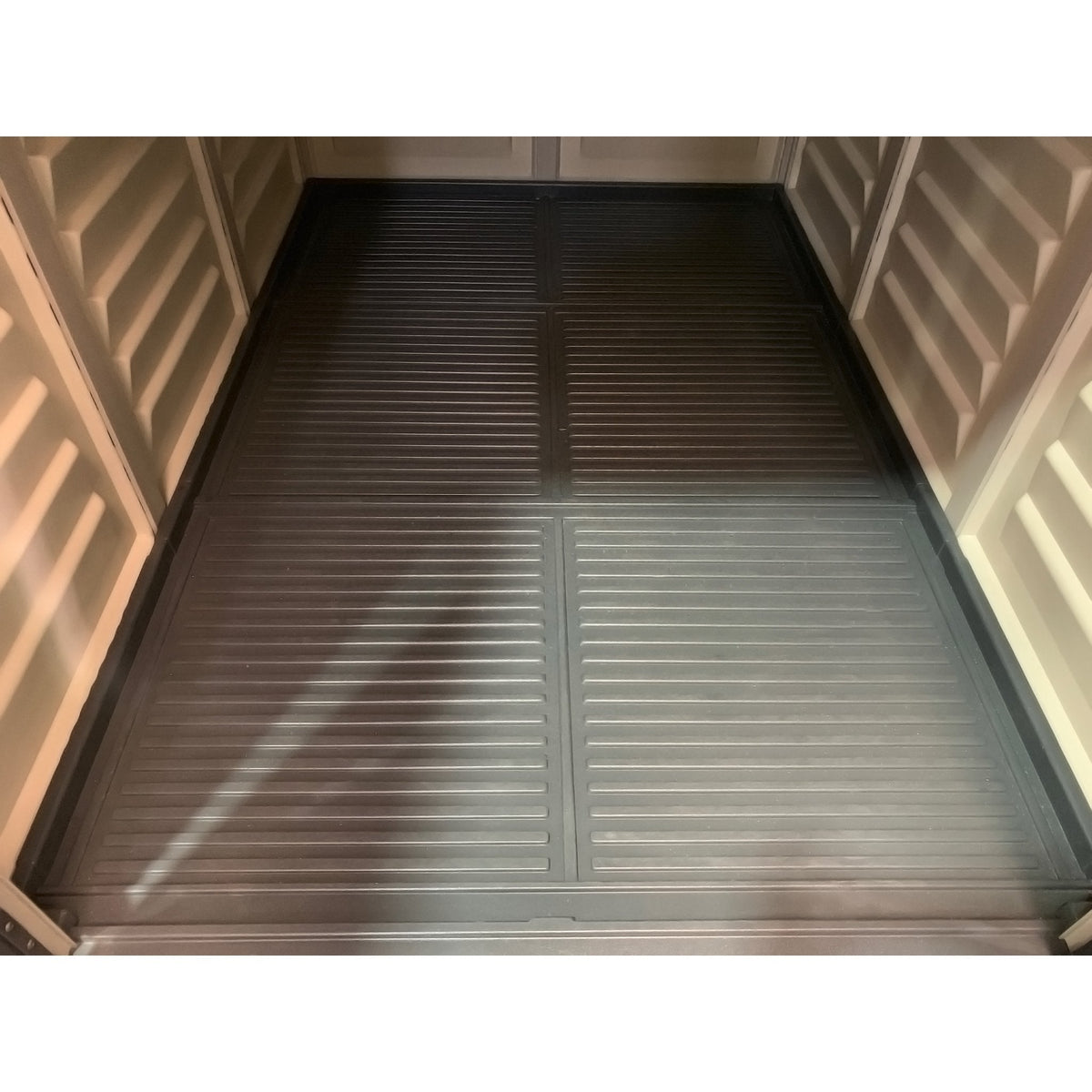 DuraMax Plus 6ft x6ft Storemate Vinyl Shed with Molded Floor 30425