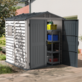 DuraMax Plus 6ft x6ft Storemate Vinyl Shed with Molded Floor 30425