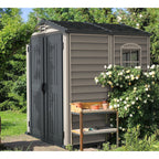 DuraMax Plus 6ft x6ft Storemate Vinyl Shed with Molded Floor 30425