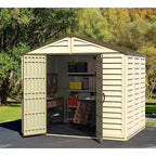 DuraMax 10.5 ft x 8ft Woodbridge Plus Shed w/ Foundation Kit & Window 40214