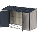 DuraMax SideMate Plus Pro 10' x 4' Outdoor Storage Shed with Double Doors 36825
