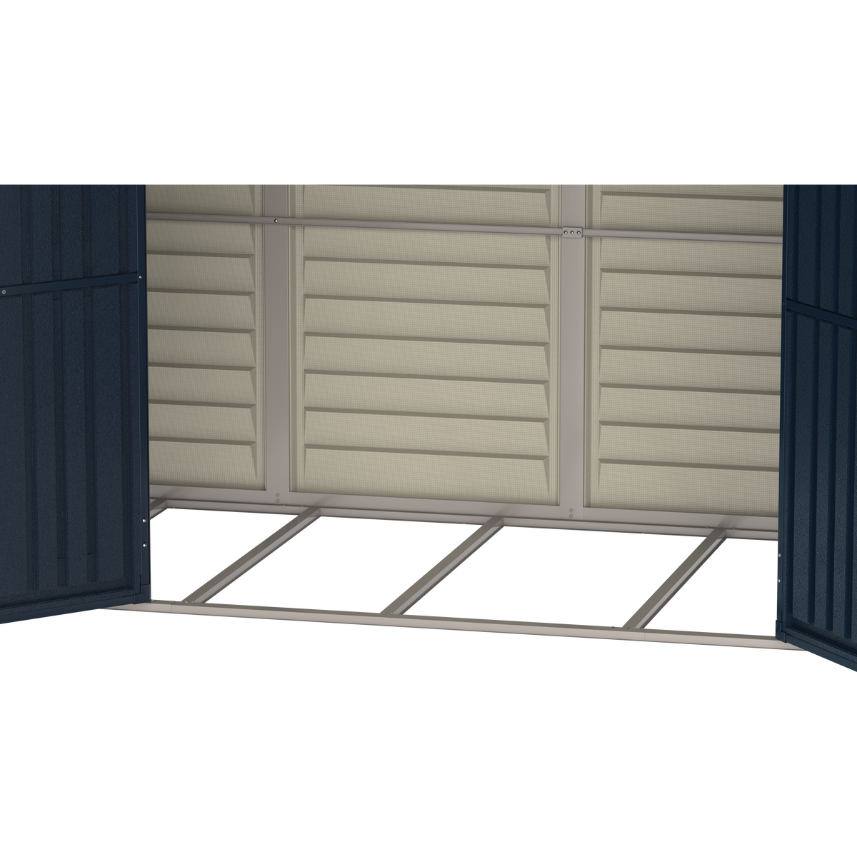 DuraMax SideMate Plus Pro 10' x 4' Outdoor Storage Shed with Double Doors 36825