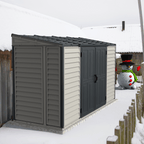 DuraMax SideMate Plus Pro 10' x 4' Outdoor Storage Shed with Double Doors 36825