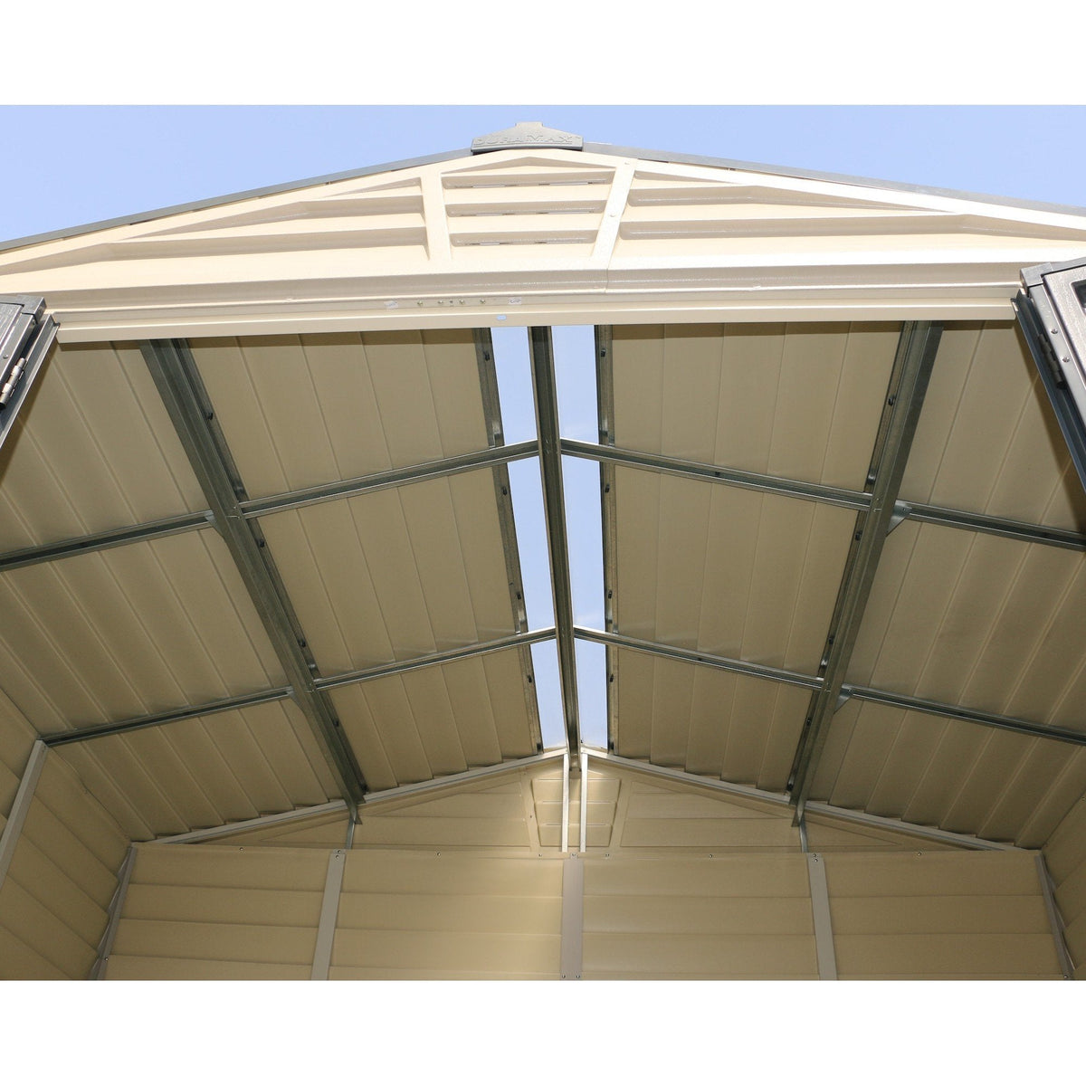 DuraMax StoreMax Plus 10.5x8 Ft with Molded Floor Vinyl Storage Shed 30225