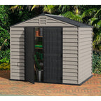 DuraMax StoreMax Plus 10.5x8 Ft with Molded Floor Vinyl Storage Shed 30225