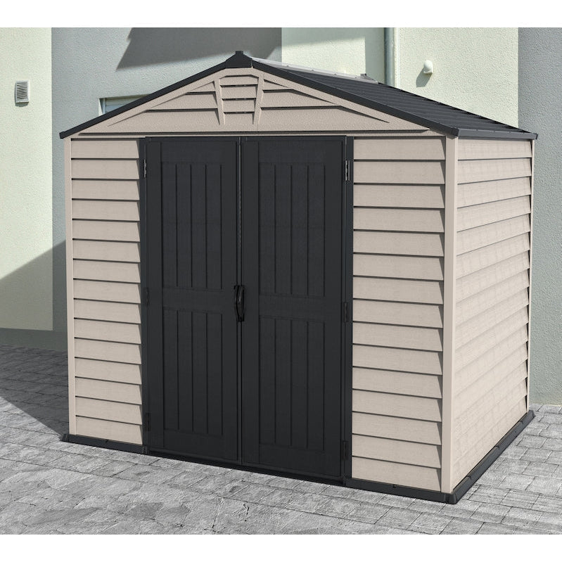DuraMax StoreMax Plus 10.5x8 Ft with Molded Floor Vinyl Storage Shed 30225