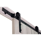 DuraMax Milo Flush Wooden Barn Door Door Color:  Ash Gray