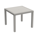 Duramax Rattan Square Table with 4 Duramax Chairs for the Backyard, Garden and Patio (2 Colors)