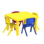 Duramax Kindergarten Table Square + 4 Junior Chairs Deluxe (3 Different Color Options)