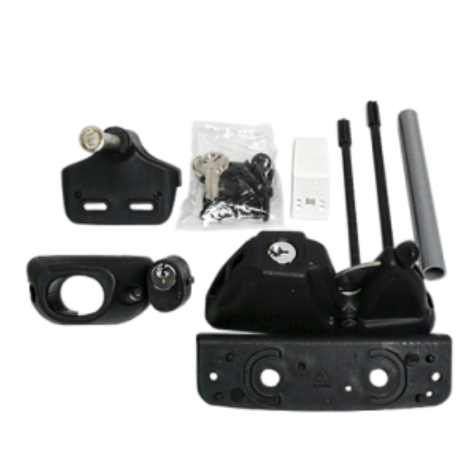 LATCH LOCKABLE DUAL ACCESS BLACK NYLON
