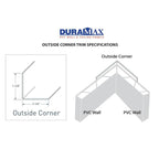 DuraMax PVC Outside Corner 2" (8')