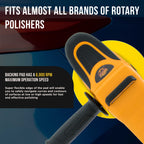 Pro Series 6" Super Flex Flexible Edge Polishing Buffing Hook and Loop Backing Pad, 5/8" - 11 Threads - Rotary Polisher Buffer Backup Pad