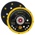 Pro Series 6" Hook & Loop DA Backing Plate Pad, 15 (8 + 6 + 1) Hole Pattern Dustless - Dual-Action Random Orbital Sanding Pad, Sander Auto