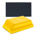 Pro Series Rectangle 5" x 2-3/4" Hand Sanding Block Pad with Hook & Loop Backing and PSA Sandpaper Conversion Adapter Pad - Sand Paint