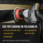 Pro Series 3" x 10mm Soft Density Interface Pad, 3 Pack - Hook & Loop Foam Cushion Used Between Sander Sanding Discs, Polisher Polishing Pad