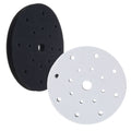 Pro Series 5" x 10mm Soft Density Interface Pad, 17 Hole Pattern, 2 Pack - Hook & Loop, Between Vacuum Sander Sanding Discs, Polisher Pads