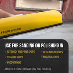 Pro Series 16" K-Block Sander Firm & Flex Hand Sanding Block Pad with Hook & Loop Backing and PSA Sandpaper Conversion Adapter Pad