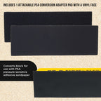 Pro Series 9" K-Block Sander Firm & Flex Hand Sanding Block Pad with Hook & Loop Backing and PSA Sandpaper Conversion Adapter Pad