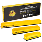 Pro Series K-Block Sander Firm & Flex Hand Sanding Block Kit, 9", 16" and 24" with Hook & Loop Backing and PSA Sandpaper Conversion Adapter Pad