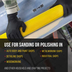 Pro Series K-Block Sander Firm & Flex Hand Sanding Block Kit, 9", 16" and 24" with Hook & Loop Backing and PSA Sandpaper Conversion Adapter Pad