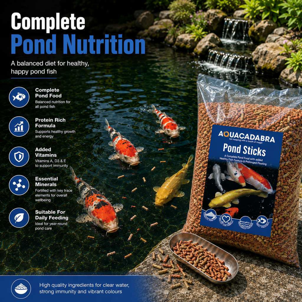 Aquacadabra Koi Goldfish Pond Sticks Fish Food