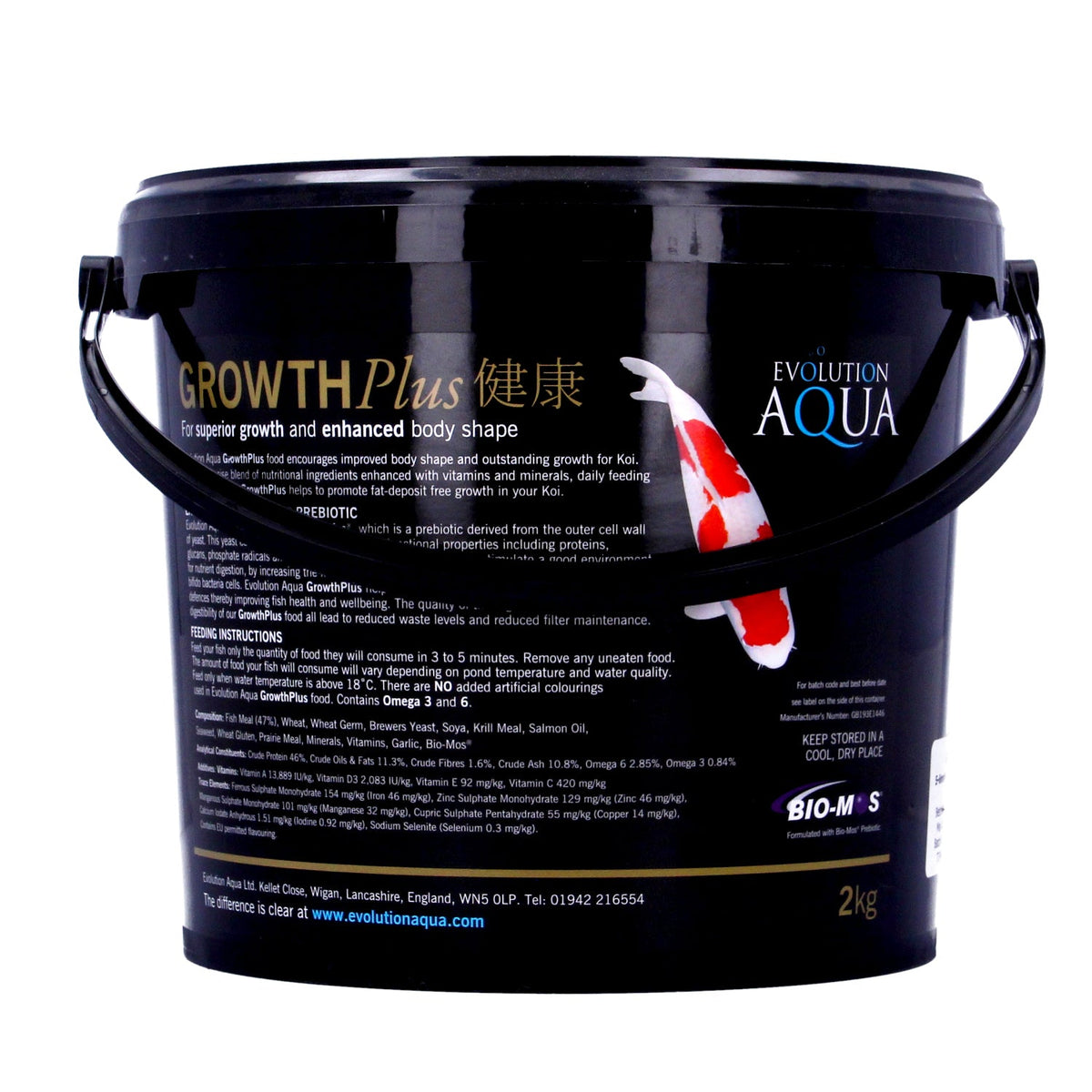 Evolution Aqua Growth Plus Koi Food with Bio-Mos® Prebiotic