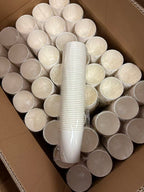 500PCS 6oz Disposable Paper Cups Assorted Colours Cold Drink Party Catering Cups