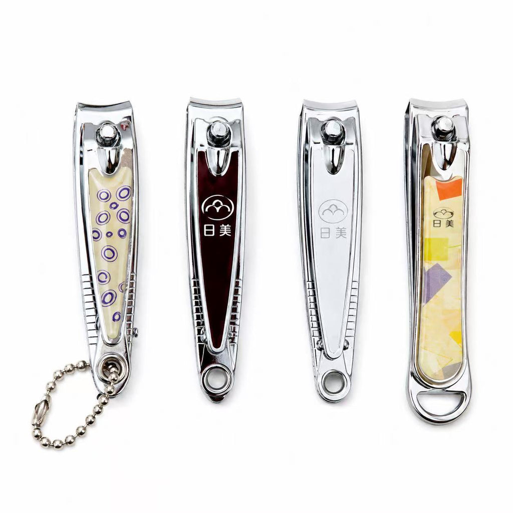12PK Small Nail Clippers Stainless Steel Manicure Cutter Random Designs Travel