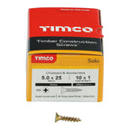 Solo Countersunk Multipurpose Wood Screws