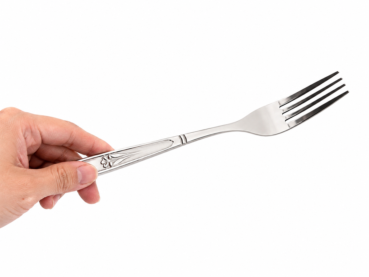 12PK Stainless Steel Dinner Forks Reusable Cutlery Flatware Tableware Set