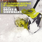 Open Box - RYOBI 18V ONE+ Cordless 10-inch Snow Shovel (Tool Only)