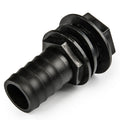 Tank Connector with Washer 3/4" BSPM & 1" Barb Outlet