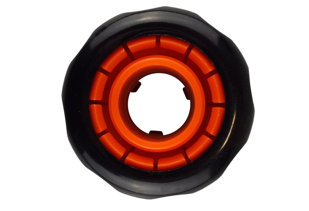 Female Hose Connector Max Flo 1" Hose Black/Orange