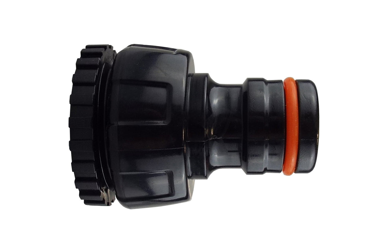 Female Tap Connector 1"-3/4" BSPF Max Flo Black/Orange