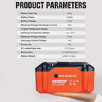 ECO-WORTHY 12V 20Ah Portable LiFePO4 Deep Cycle Rechargeable Battery