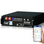 ECO - WORTHY Cubix 100 48V 100Ah Server Rack Battery - Off Grid Stores