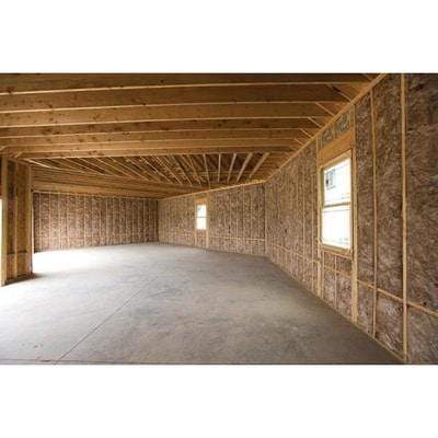 Knauf Ecobatt R-22 Unfaced Fiberglass Insulation Batts 6.5 in x 23 in x 48 in (4 Bags)