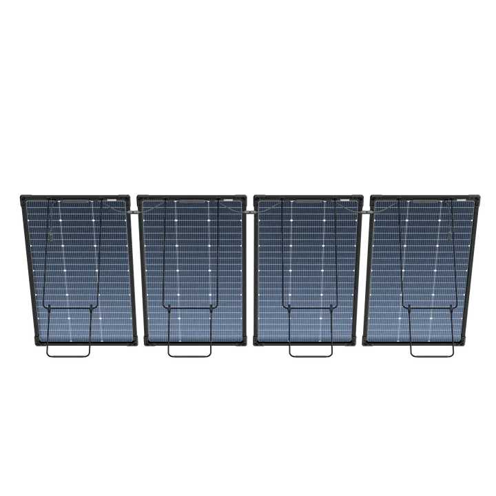 EcoFlow 4 x 125W Bifacial Modular Monocrystalline Solar Panel