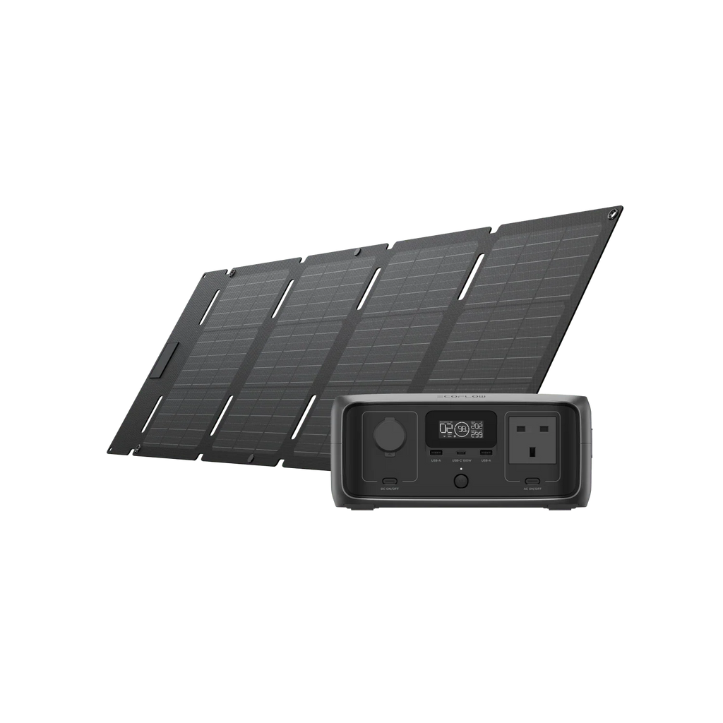 EcoFlow River 3 (UPS) and 45W Type-C Solar Panel