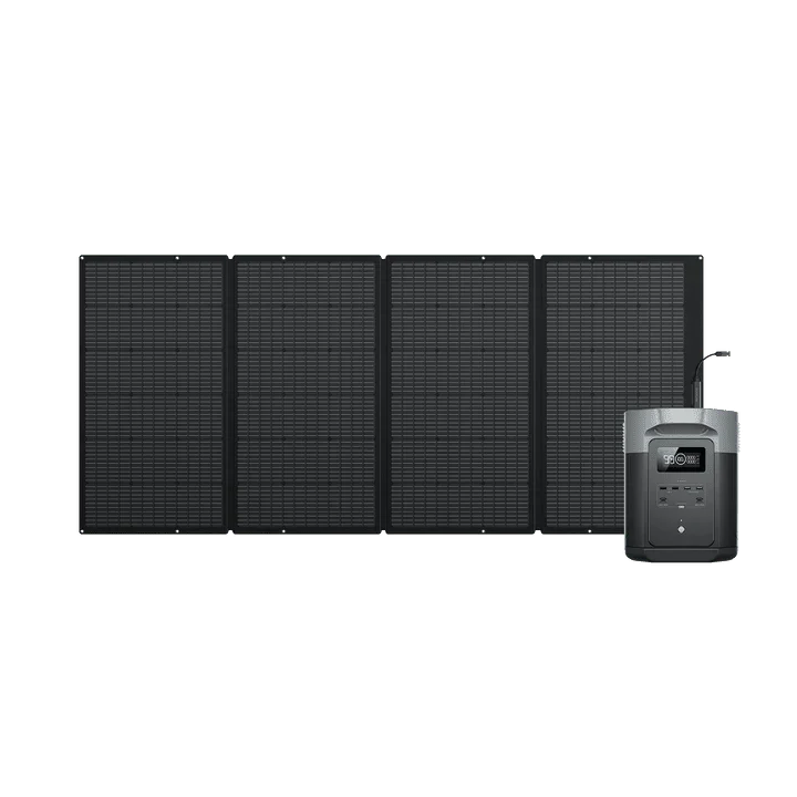 EcoFlow DELTA 2 Max + 160W Portable Solar Panel